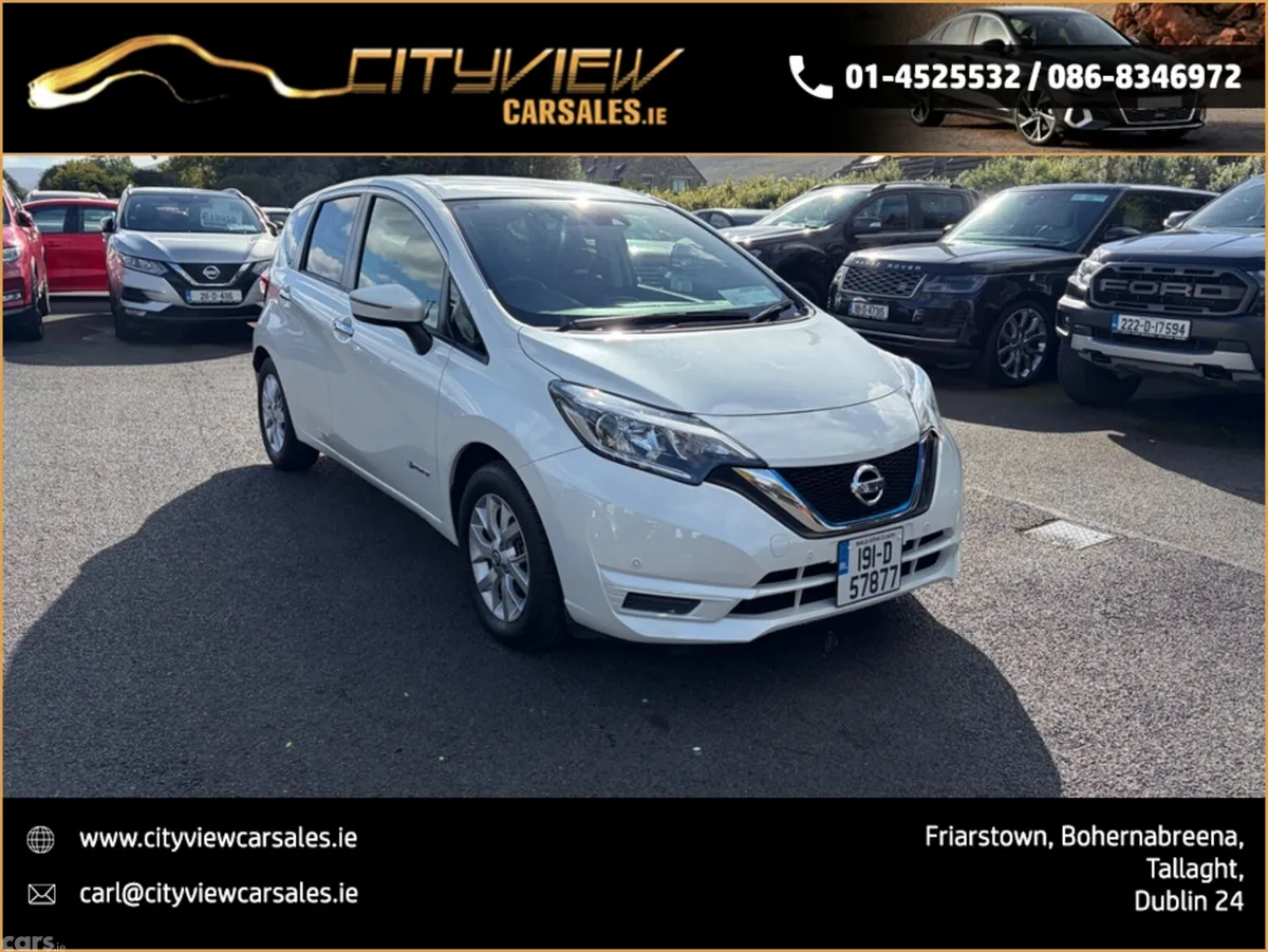 Nissan Note Hatchback, Petrol Hybrid, 2019, White