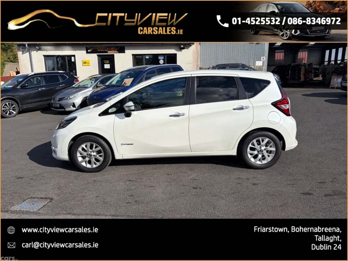 Nissan Note Hatchback, Petrol Hybrid, 2019, White