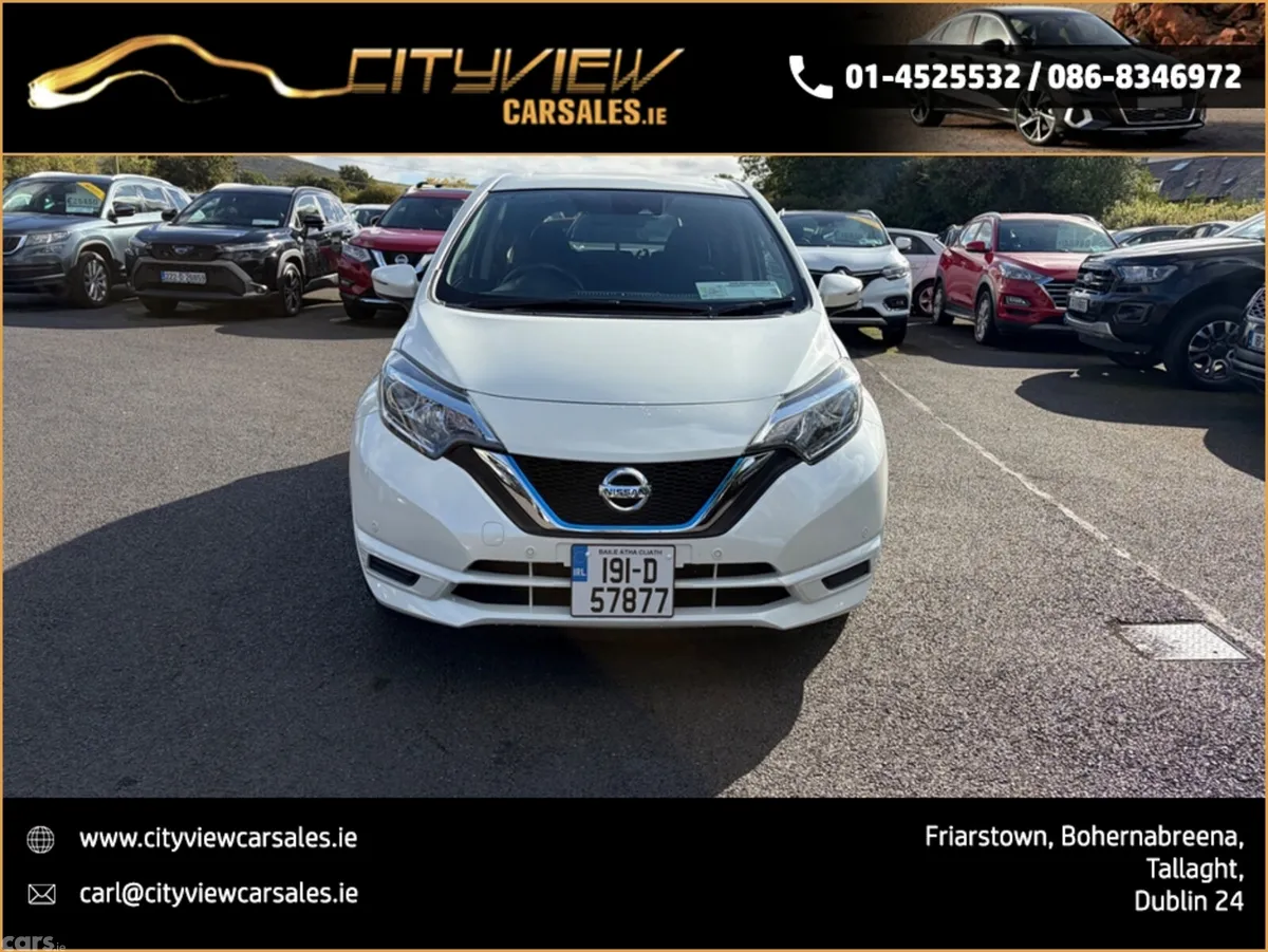 Nissan Note Hatchback, Petrol Hybrid, 2019, White