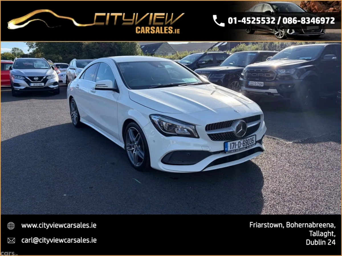 Mercedes-Benz CLA Saloon, Petrol, 2017, White