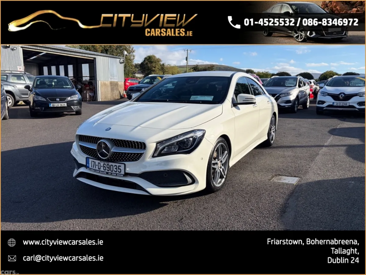 Mercedes-Benz CLA Saloon, Petrol, 2017, White