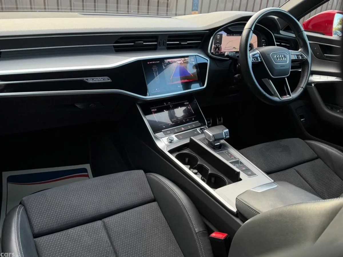 Audi A6 Saloon, Diesel Hybrid, 2022, Red