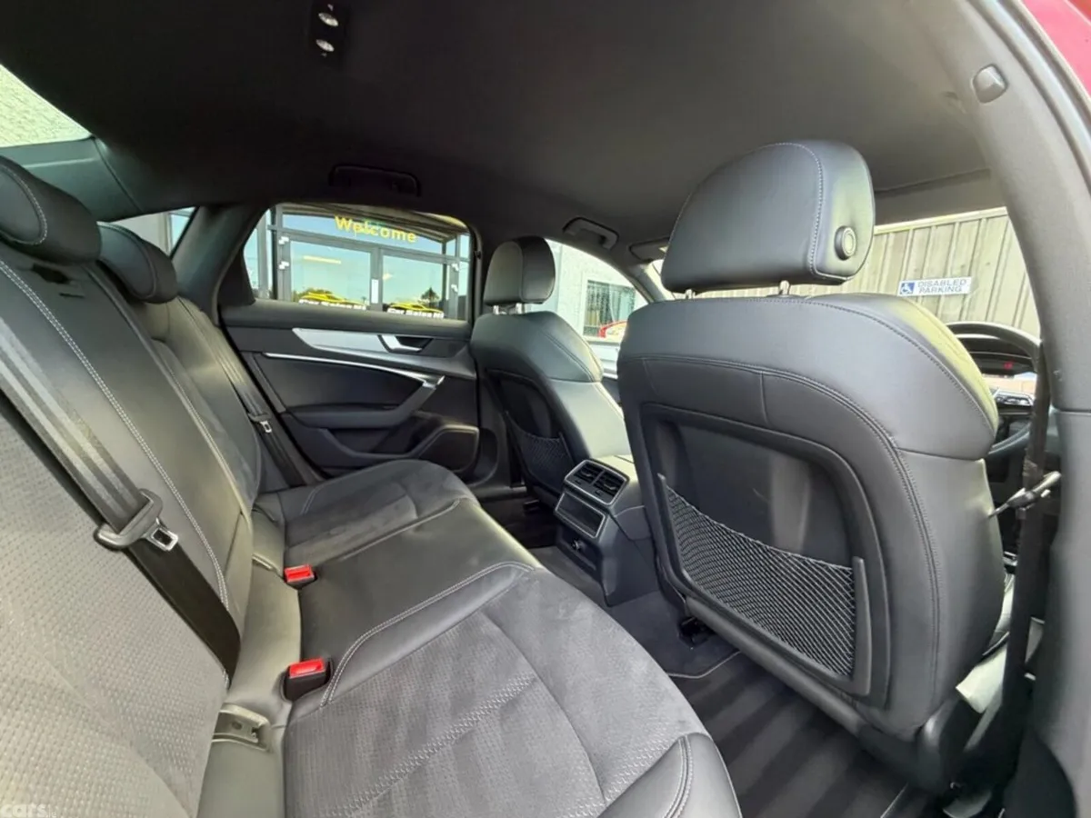 Audi A6 Saloon, Diesel Hybrid, 2022, Red