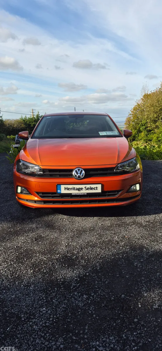 Volkswagen Polo Hatchback, Petrol, 2019, Orange