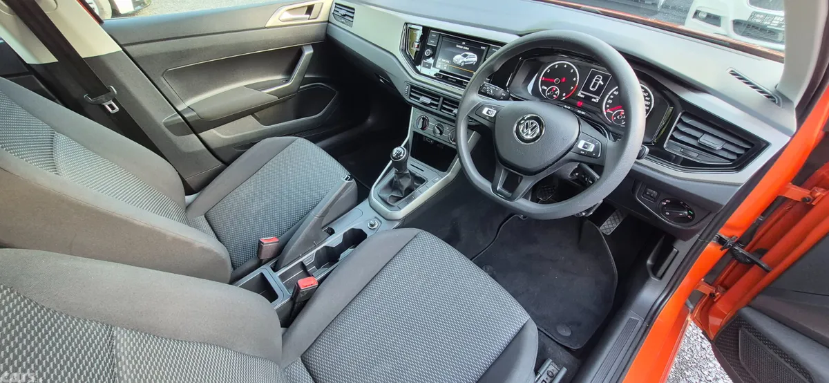Volkswagen Polo Hatchback, Petrol, 2019, Orange