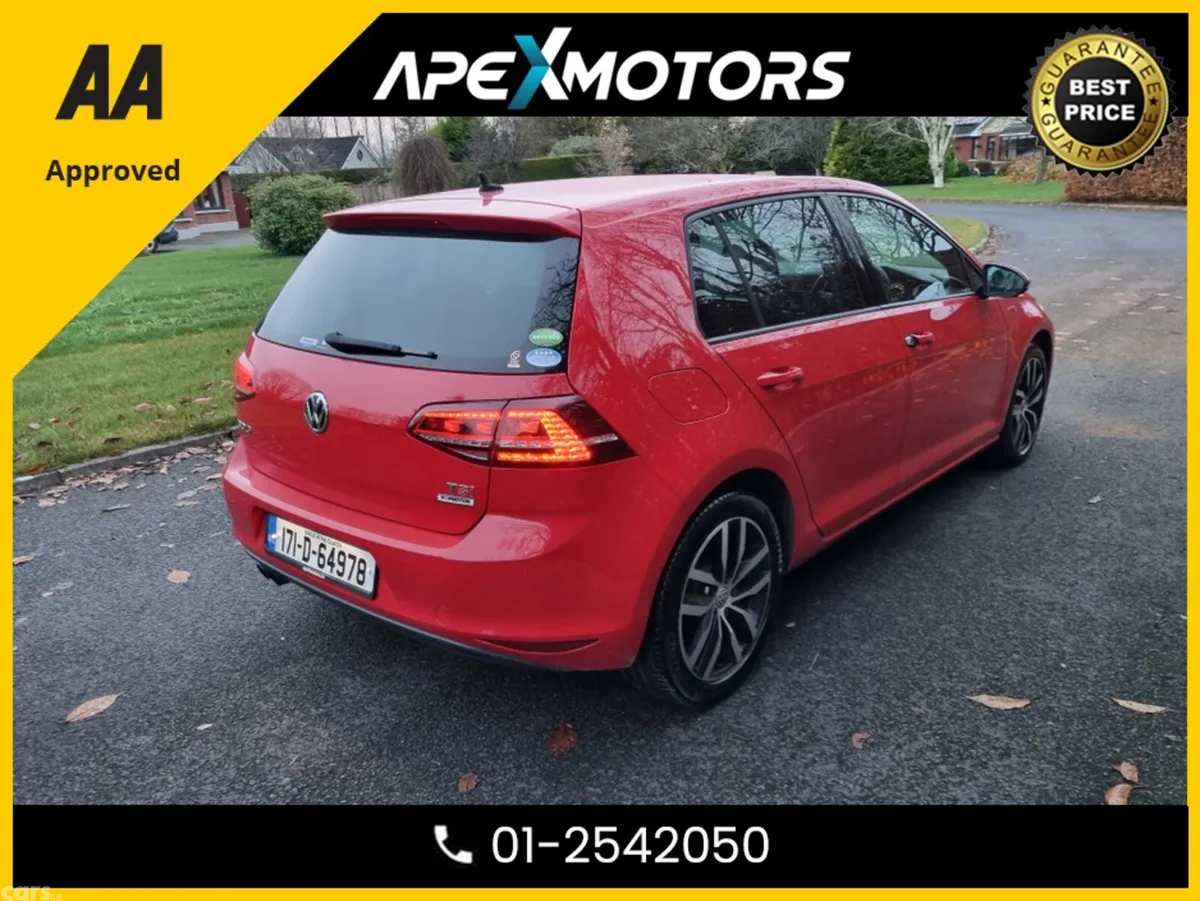 Volkswagen Golf Hatchback, Petrol, 2017, Red