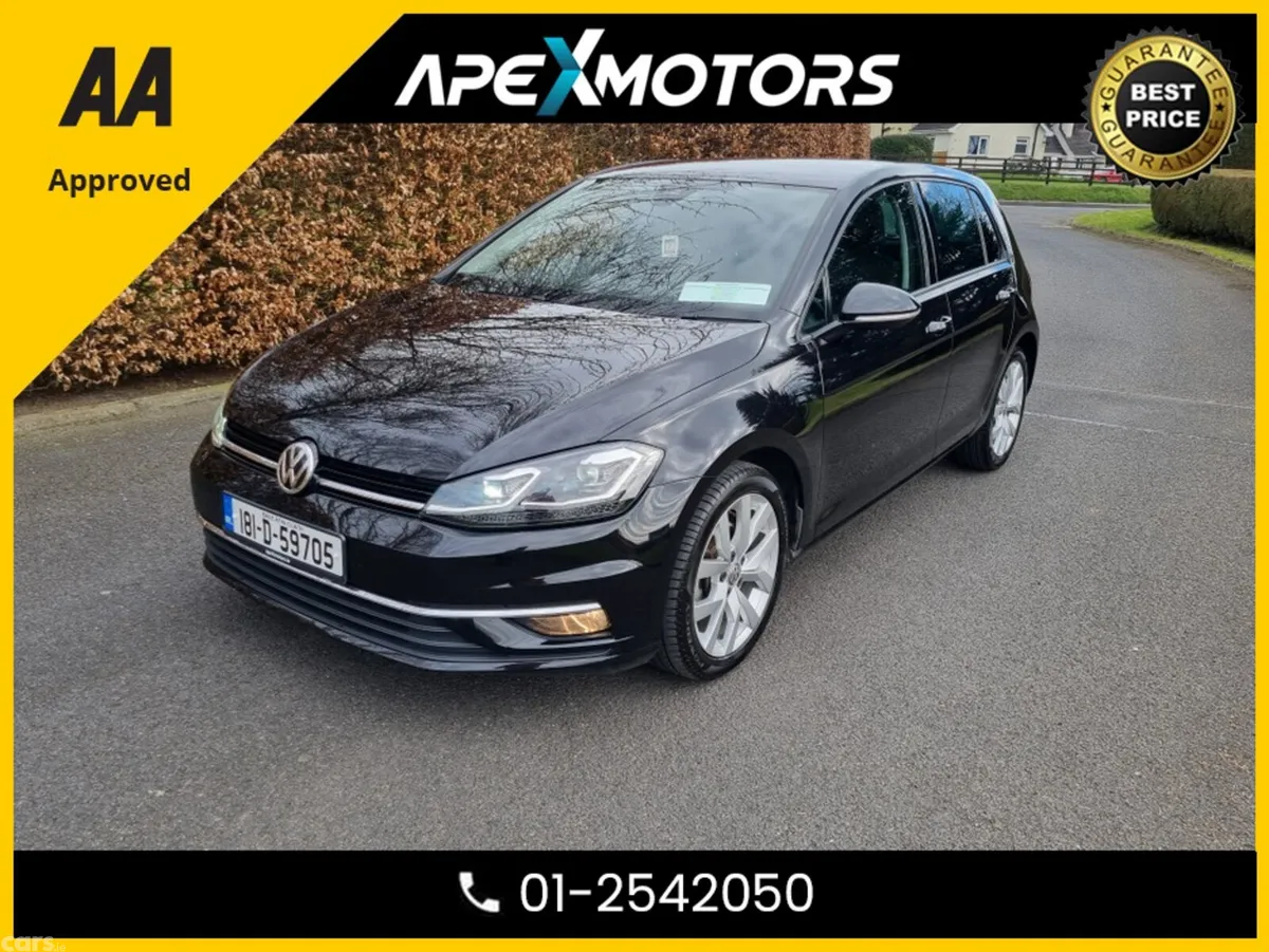 Volkswagen Golf Hatchback, Petrol, 2018, Black