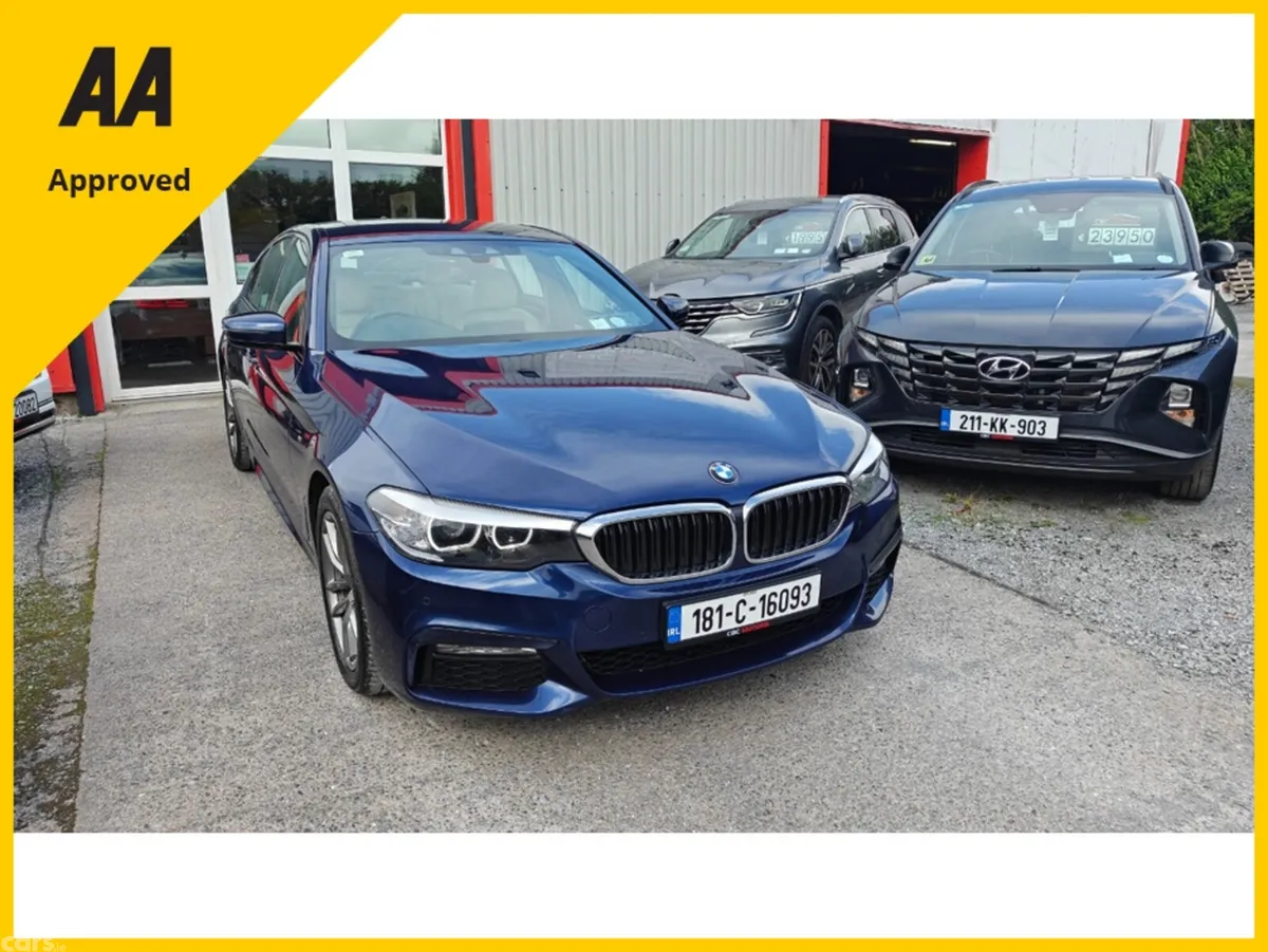 BMW 5-Series Saloon, Diesel, 2018, Blue