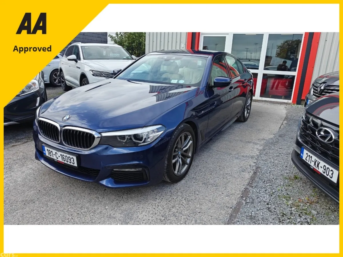 BMW 5-Series Saloon, Diesel, 2018, Blue
