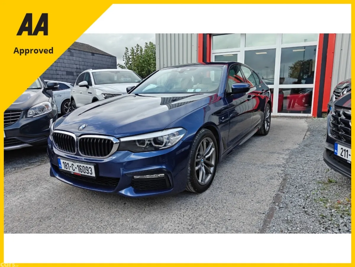 BMW 5-Series Saloon, Diesel, 2018, Blue