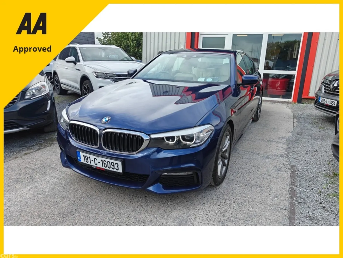 BMW 5-Series Saloon, Diesel, 2018, Blue