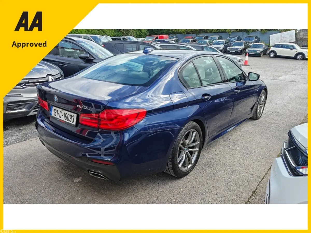 BMW 5-Series Saloon, Diesel, 2018, Blue
