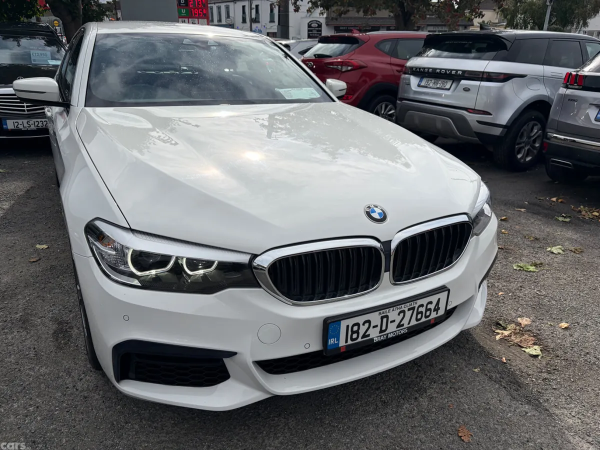 BMW 5-Series Saloon, Petrol Plug-in Hybrid, 2018, White