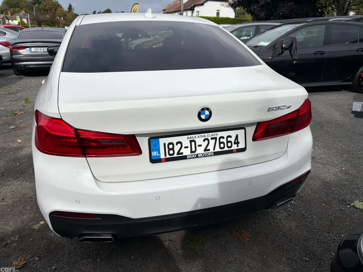 BMW 5-Series Saloon, Petrol Plug-in Hybrid, 2018, White
