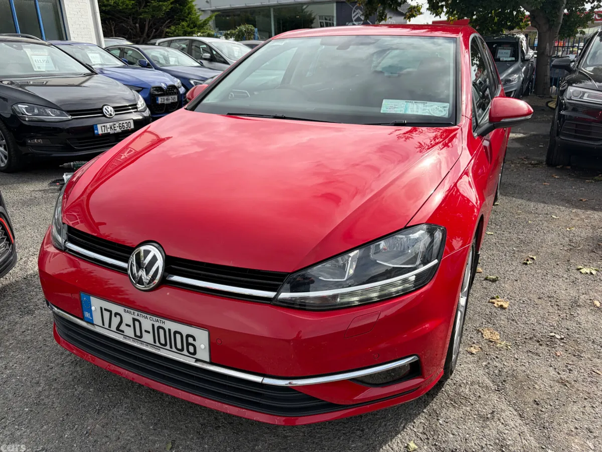 Volkswagen Golf Estate, Petrol, 2017, Red