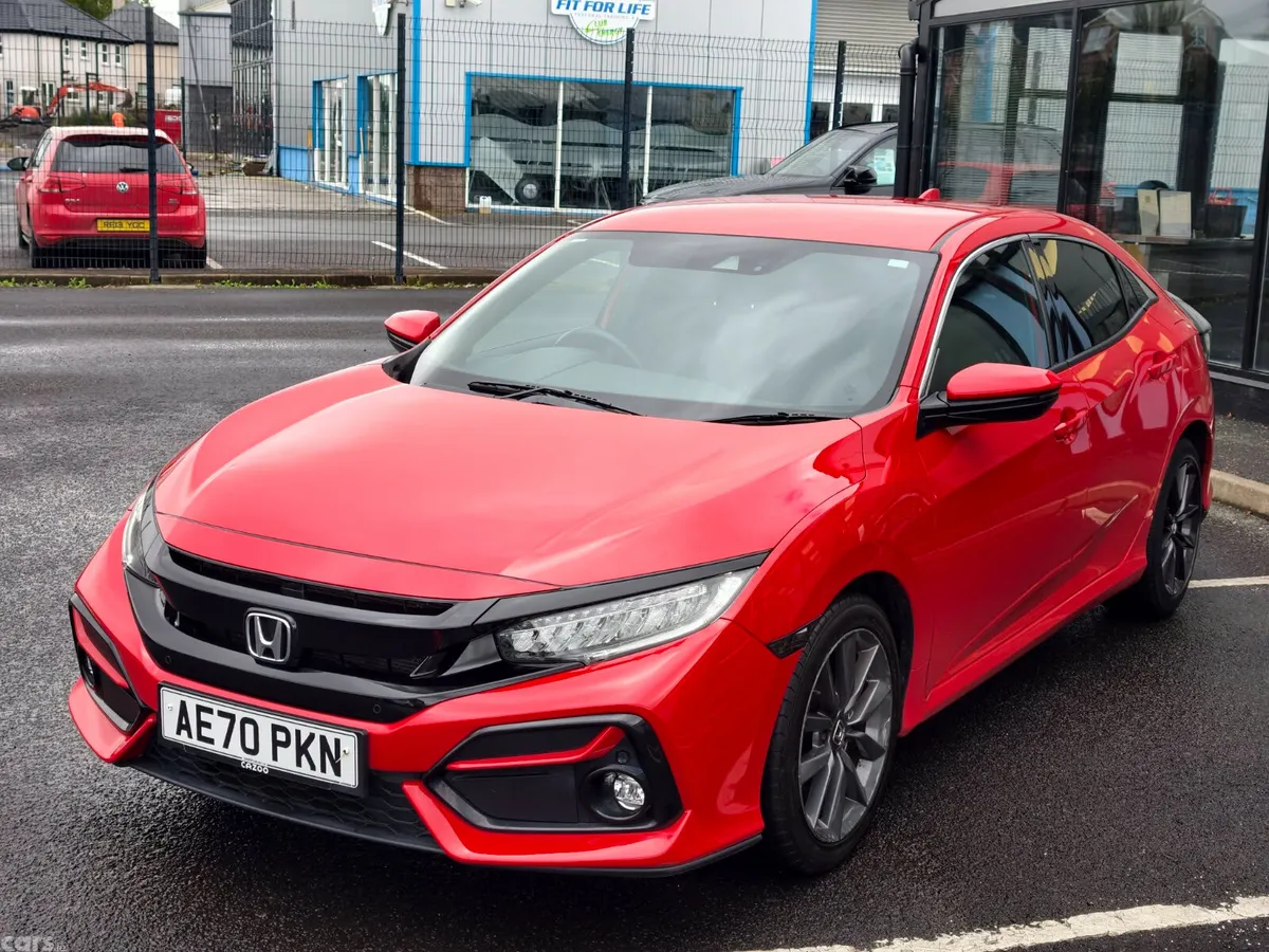 Honda Civic Hatchback, Petrol, 2021, Red