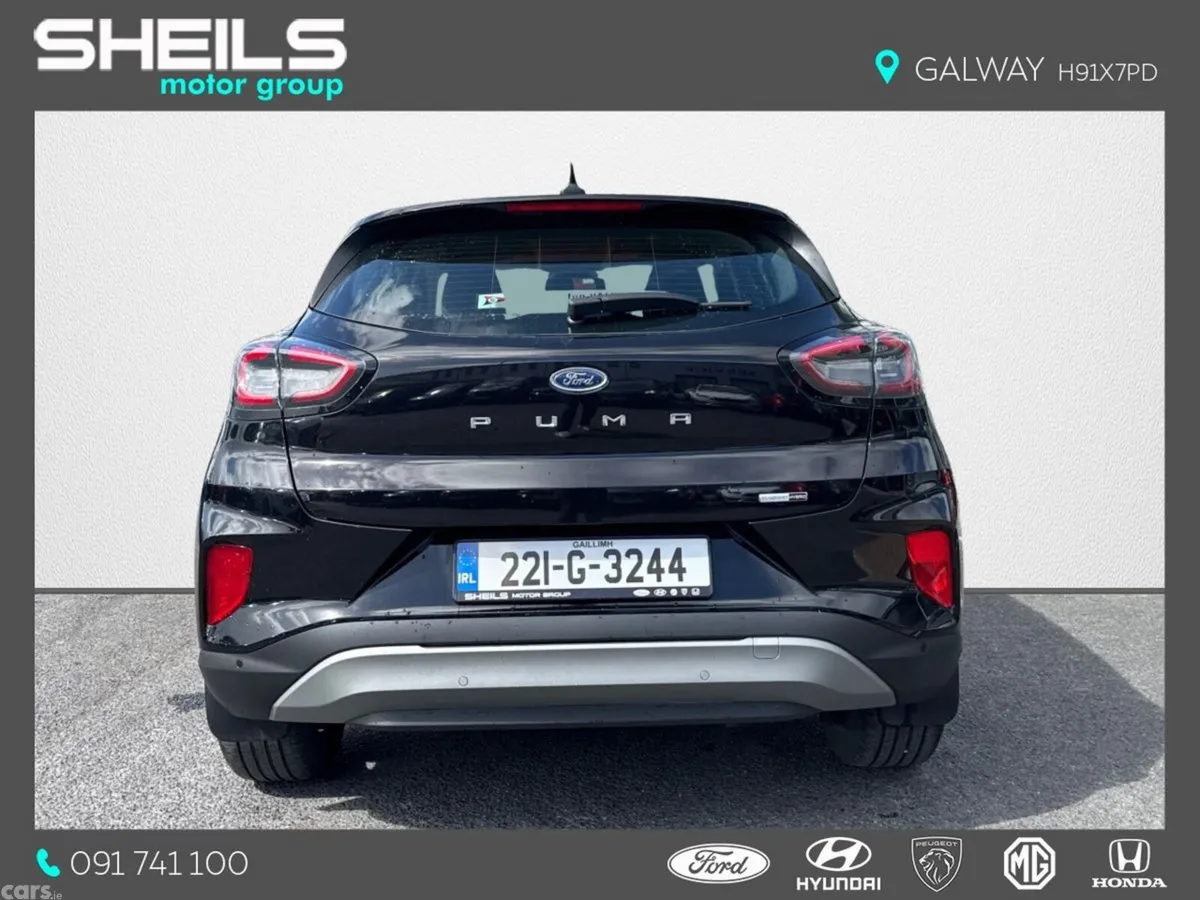 Ford Puma MPV, Petrol Hybrid, 2022, Black