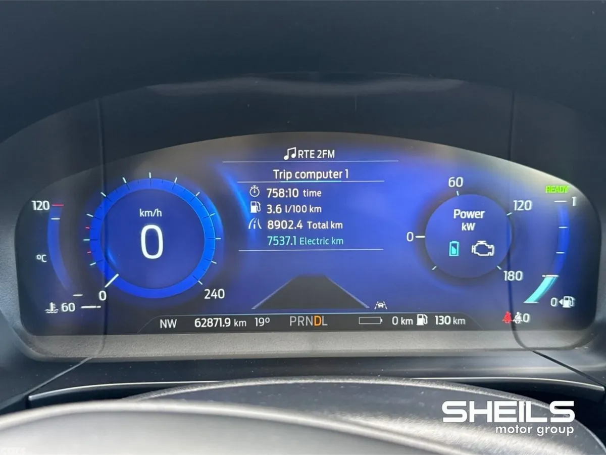 Ford Kuga SUV, Petrol Plug-in Hybrid, 2022, Red