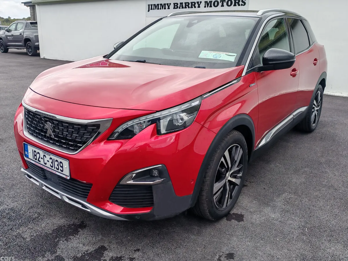 Peugeot 3008 MPV, Petrol, 2018, Red