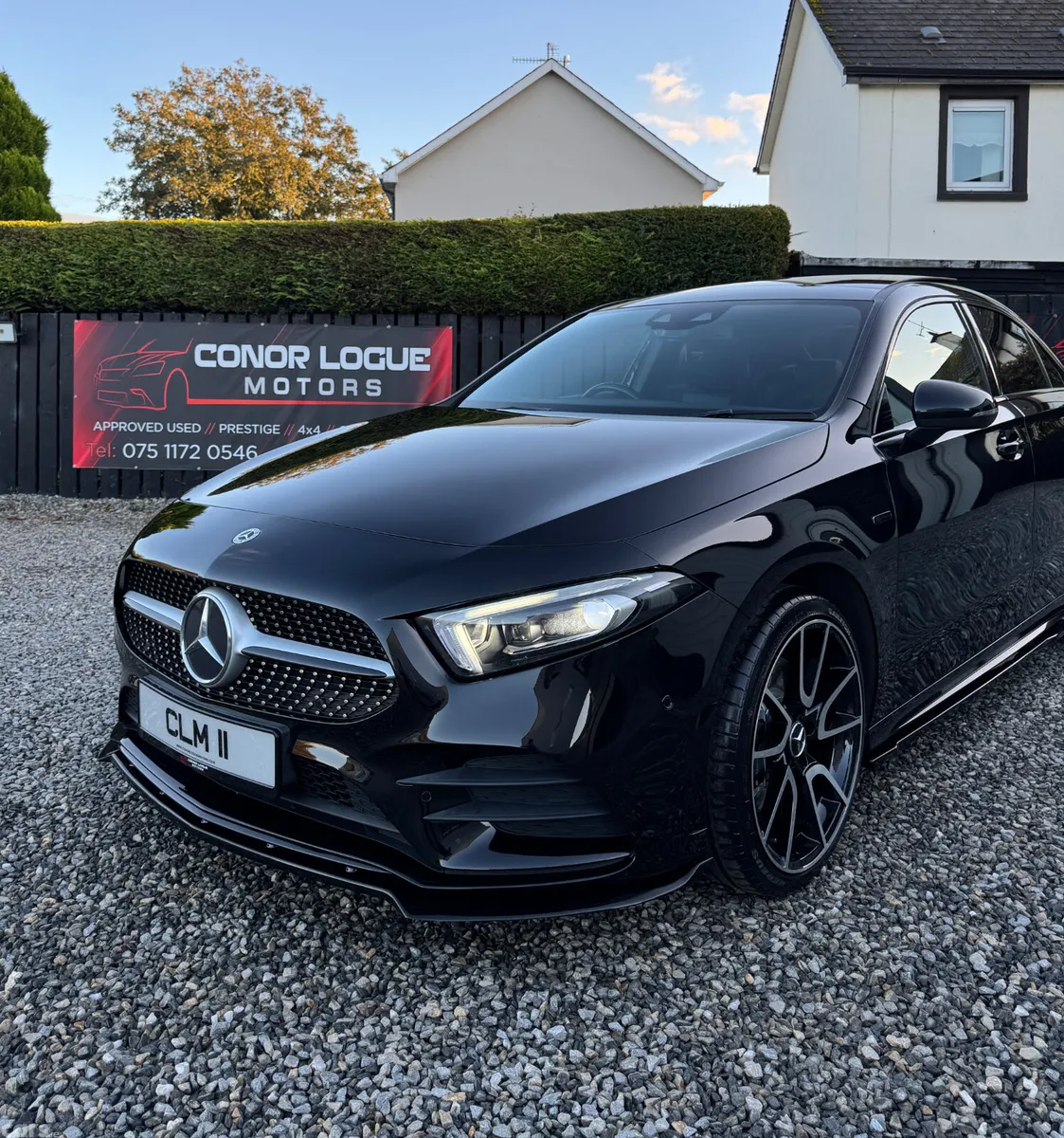 Mercedes-Benz A-Class Saloon, Petrol Hybrid, 2021, Black