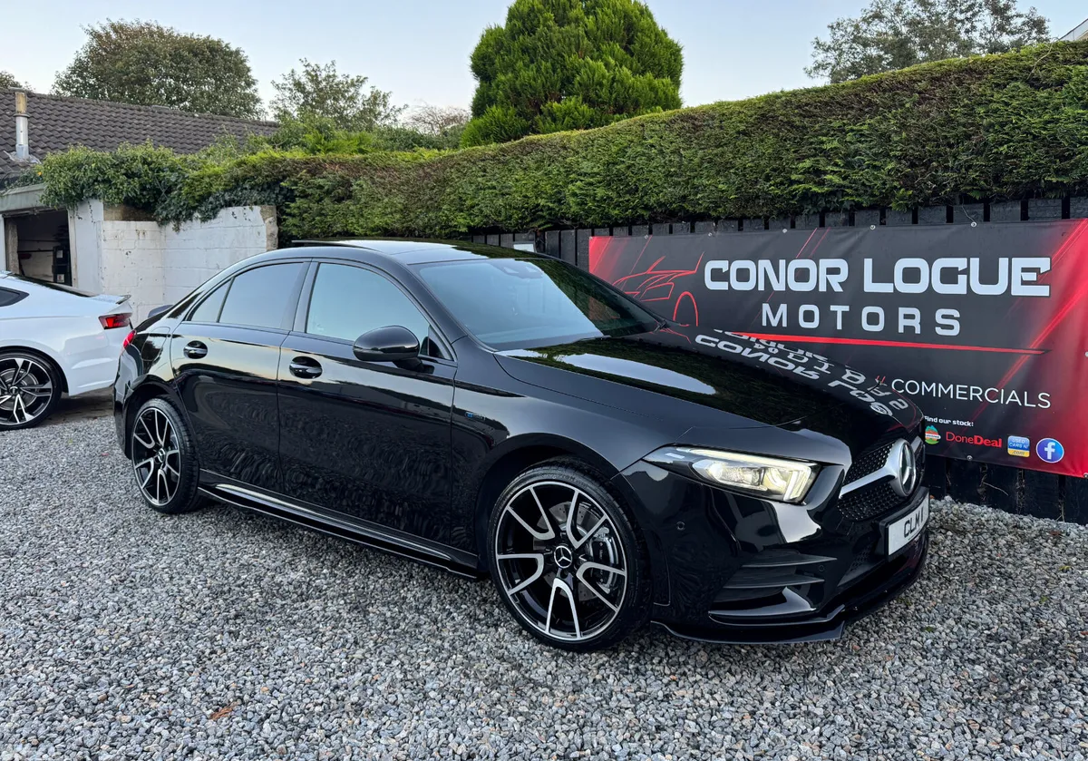 Mercedes-Benz A-Class Saloon, Petrol Hybrid, 2021, Black