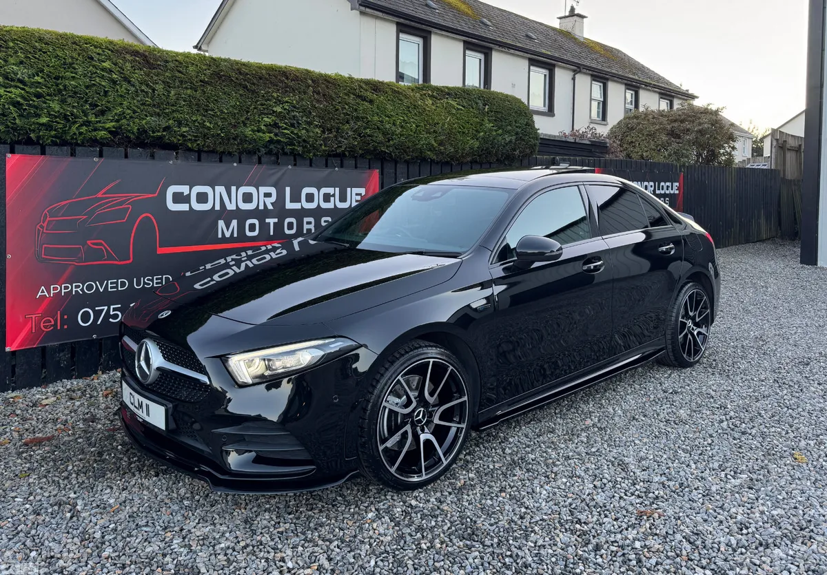 Mercedes-Benz A-Class Saloon, Petrol Hybrid, 2021, Black