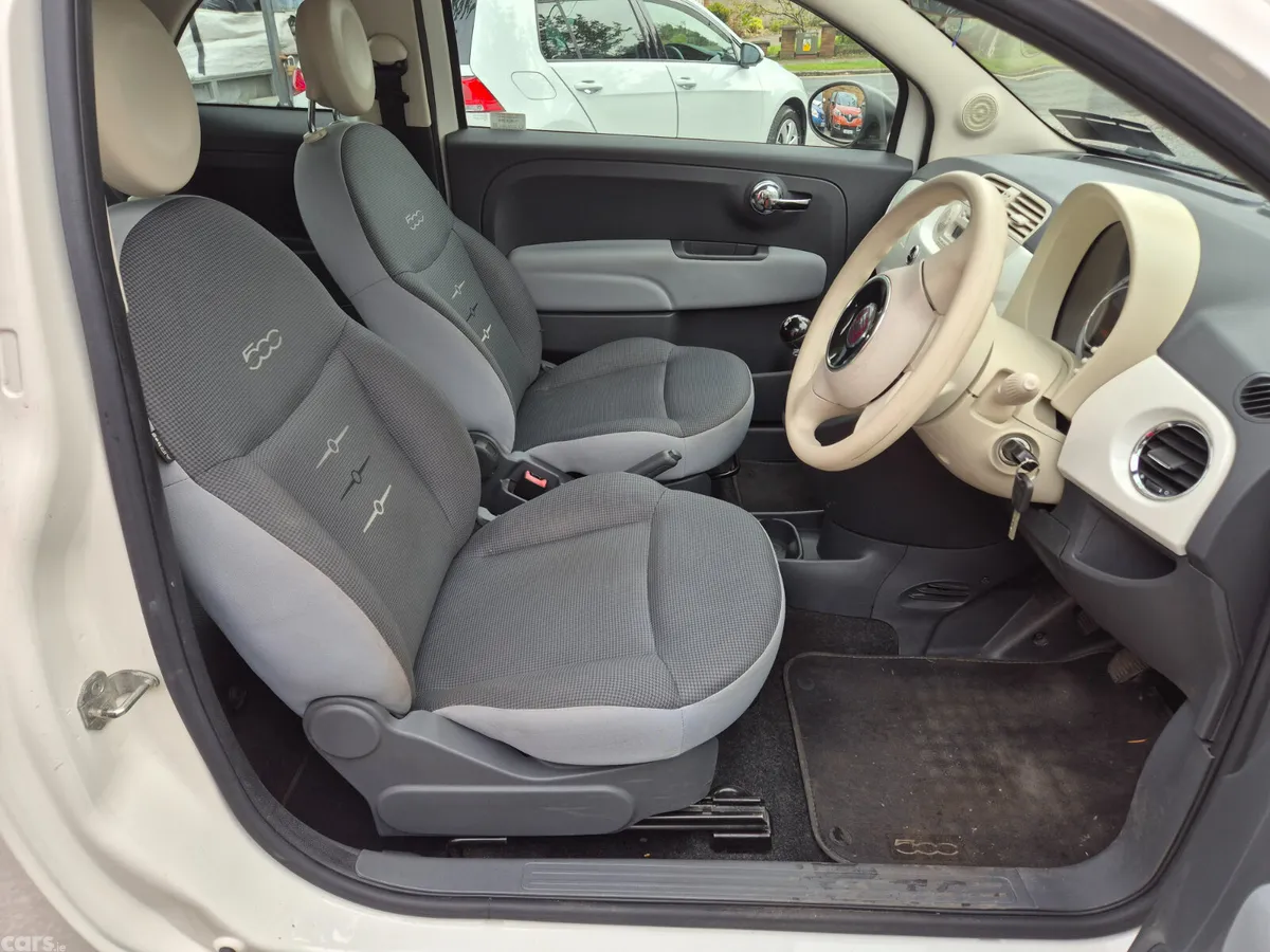Fiat 500 Hatchback, Petrol, 2015, White