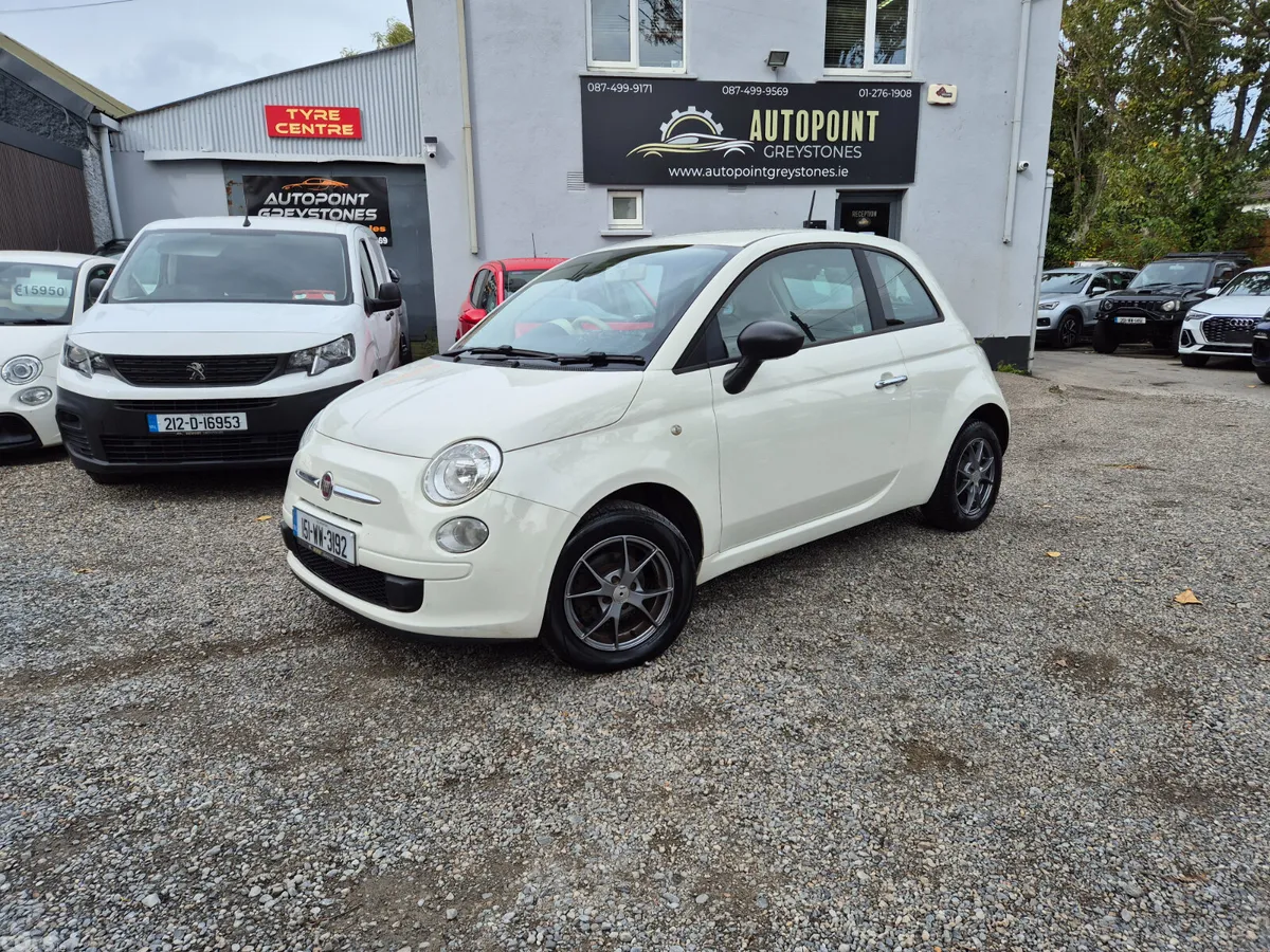 Fiat 500 Hatchback, Petrol, 2015, White