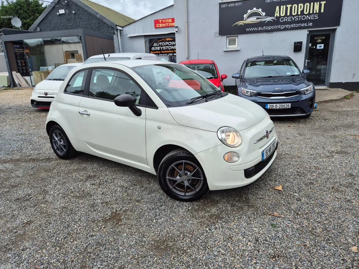 Fiat 500 Hatchback, Petrol, 2015, White