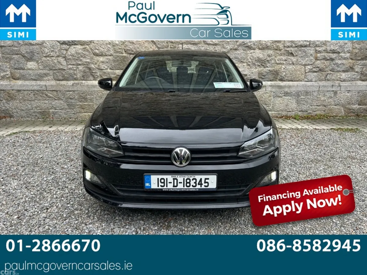 Volkswagen Polo Hatchback, Petrol, 2019, Black