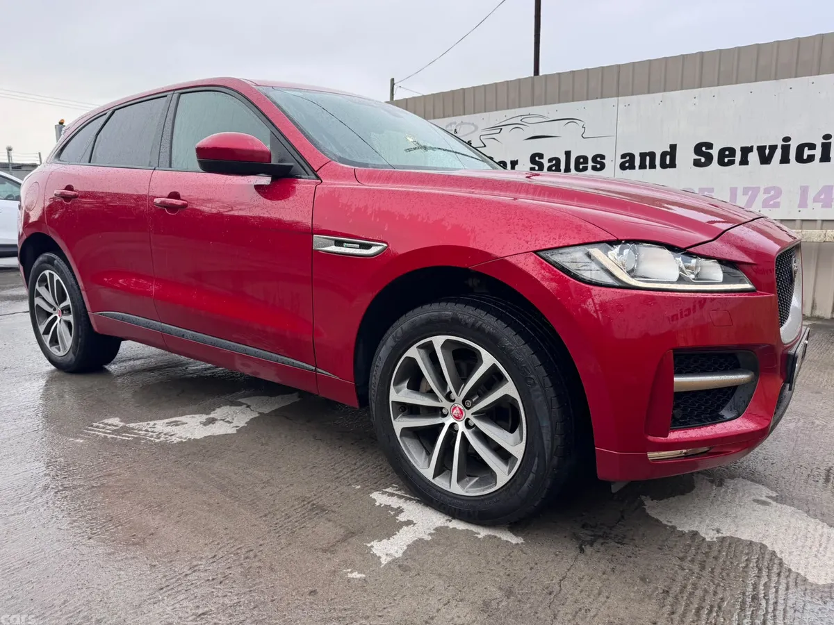 Jaguar F-Pace SUV, Diesel, 2017, Red