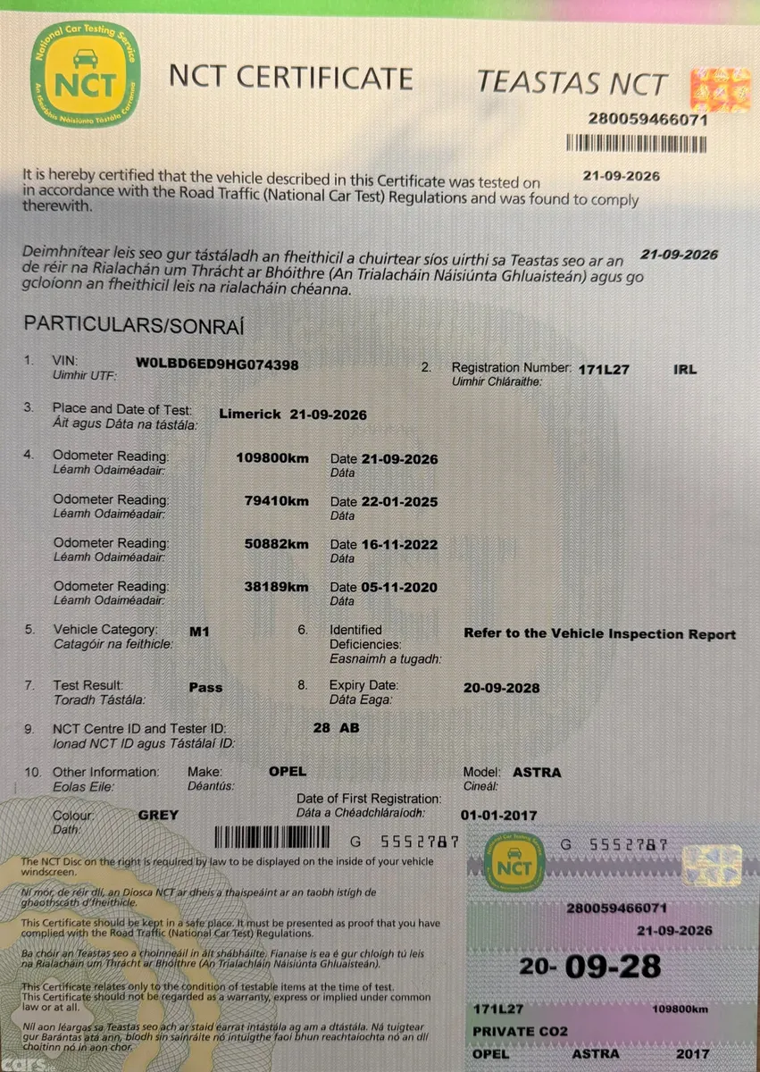 Opel Astra Hatchback, Petrol, 2017, Grey