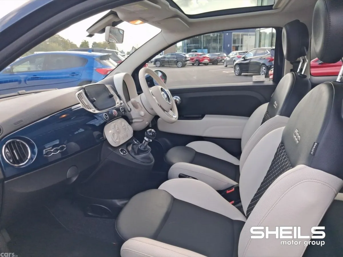 Fiat 500 Hatchback, Petrol, 2022, Blue