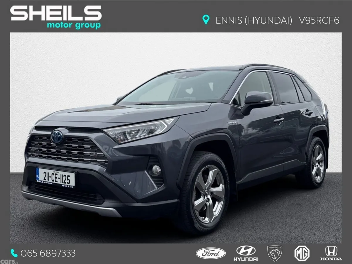 Toyota RAV4 SUV, Petrol Hybrid, 2021, Grey
