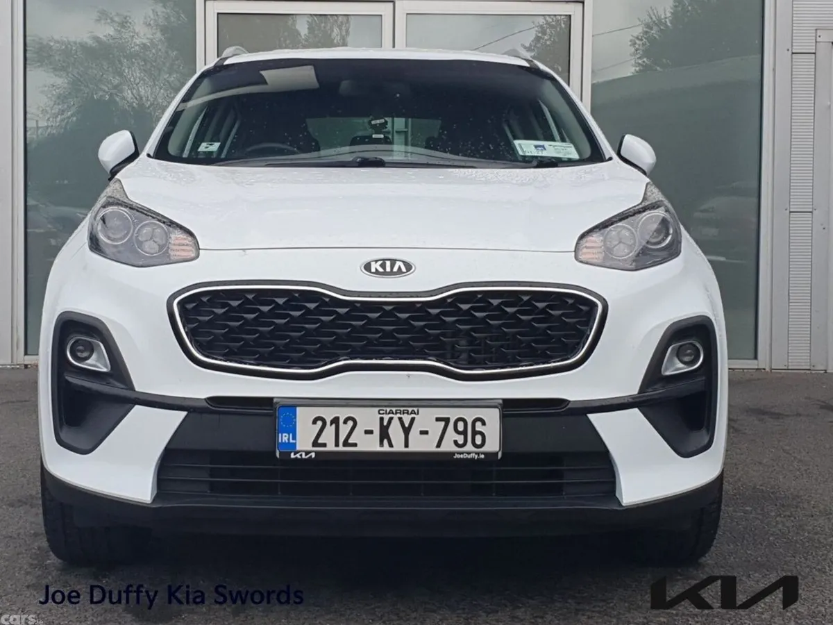 Kia Sportage SUV, Diesel Hybrid, 2021, White