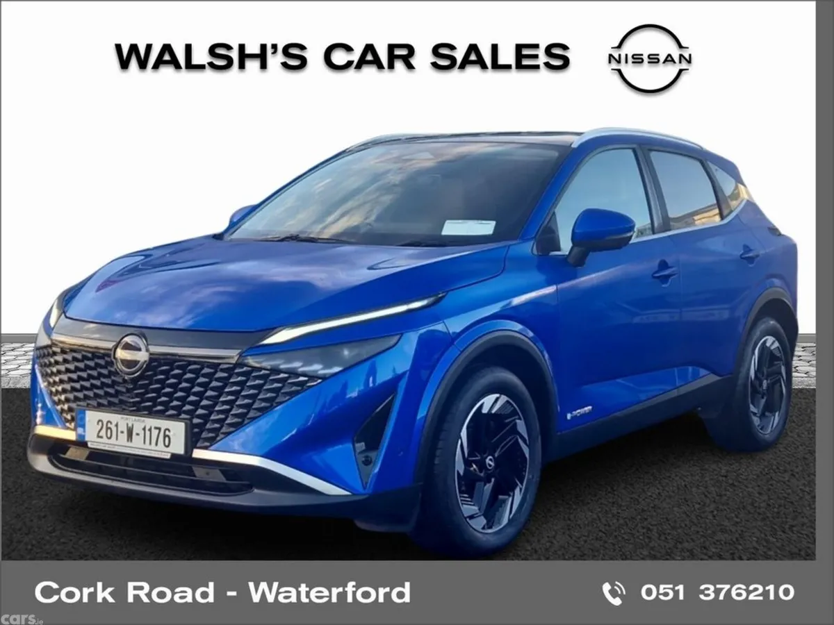 Nissan Qashqai SUV, Petrol Hybrid, 2026, Blue