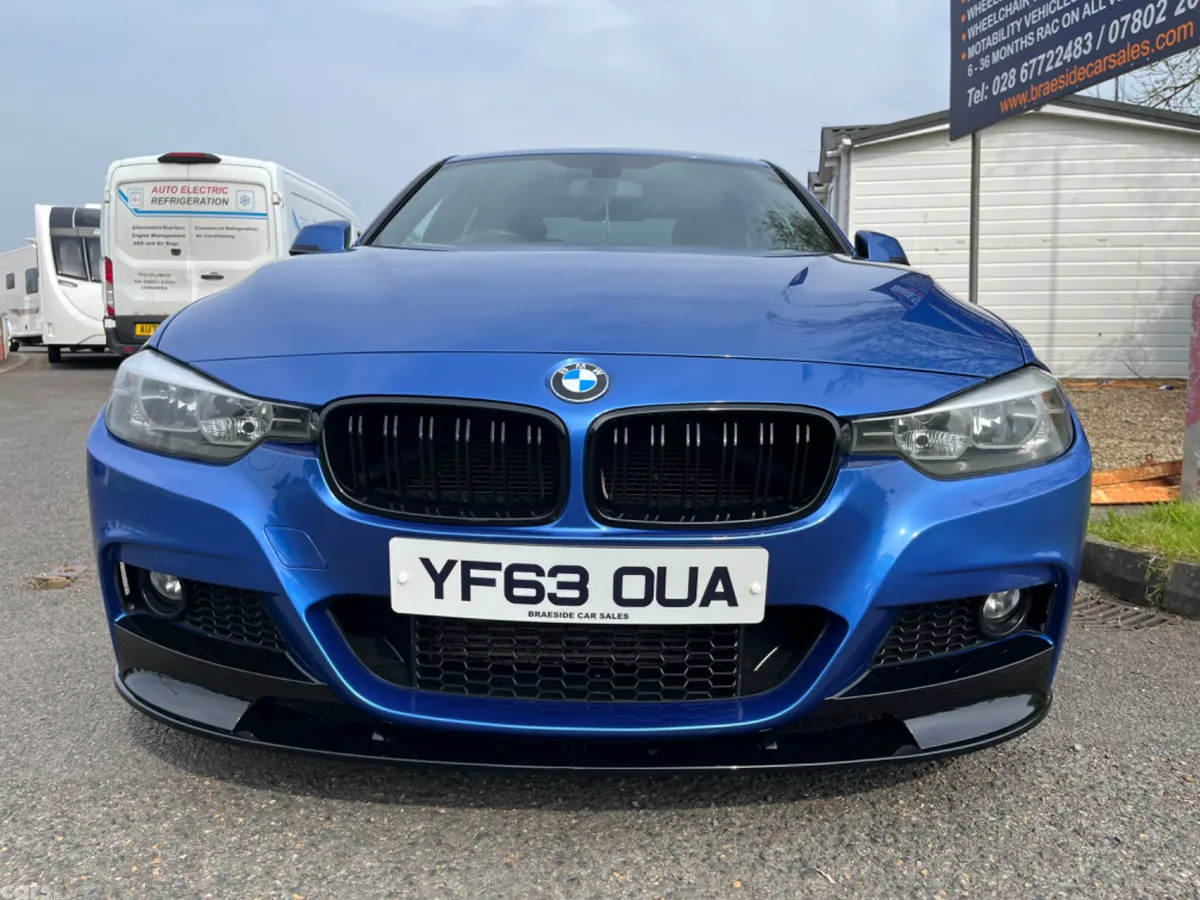 BMW 3-Series Saloon, Diesel, 2014, Blue