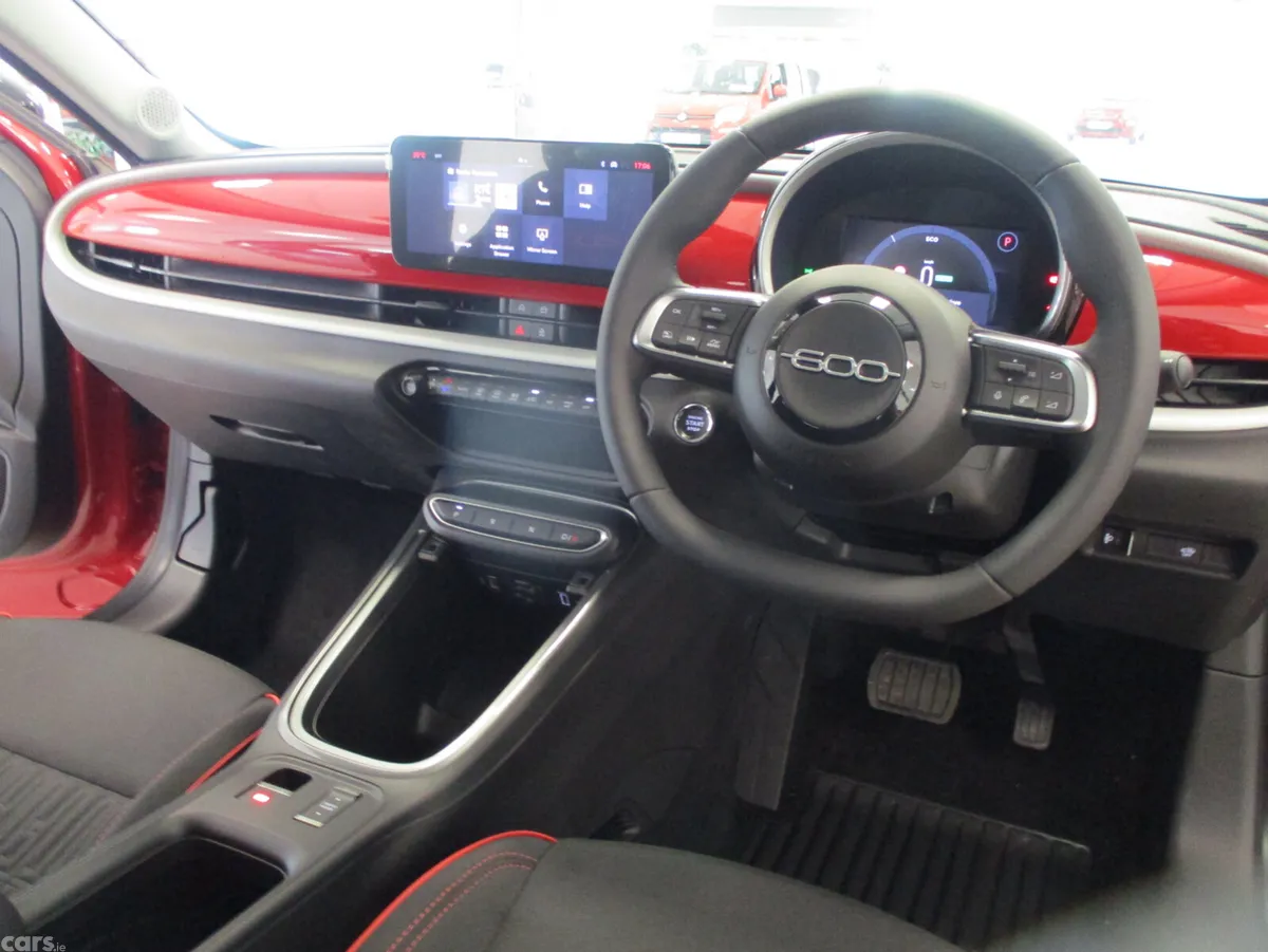 Fiat 600 SUV, Electric, 2026, Red