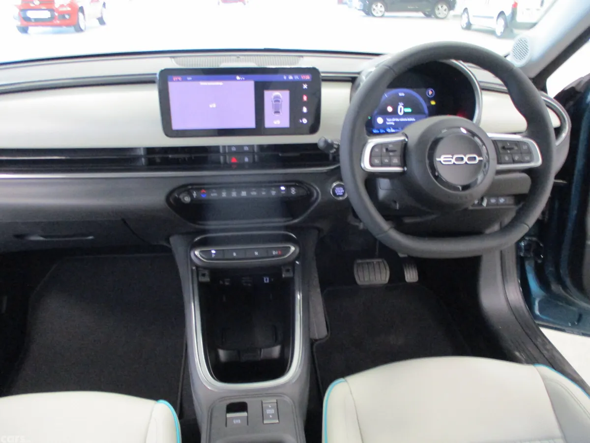 Fiat 600 SUV, Electric, 2026, Green