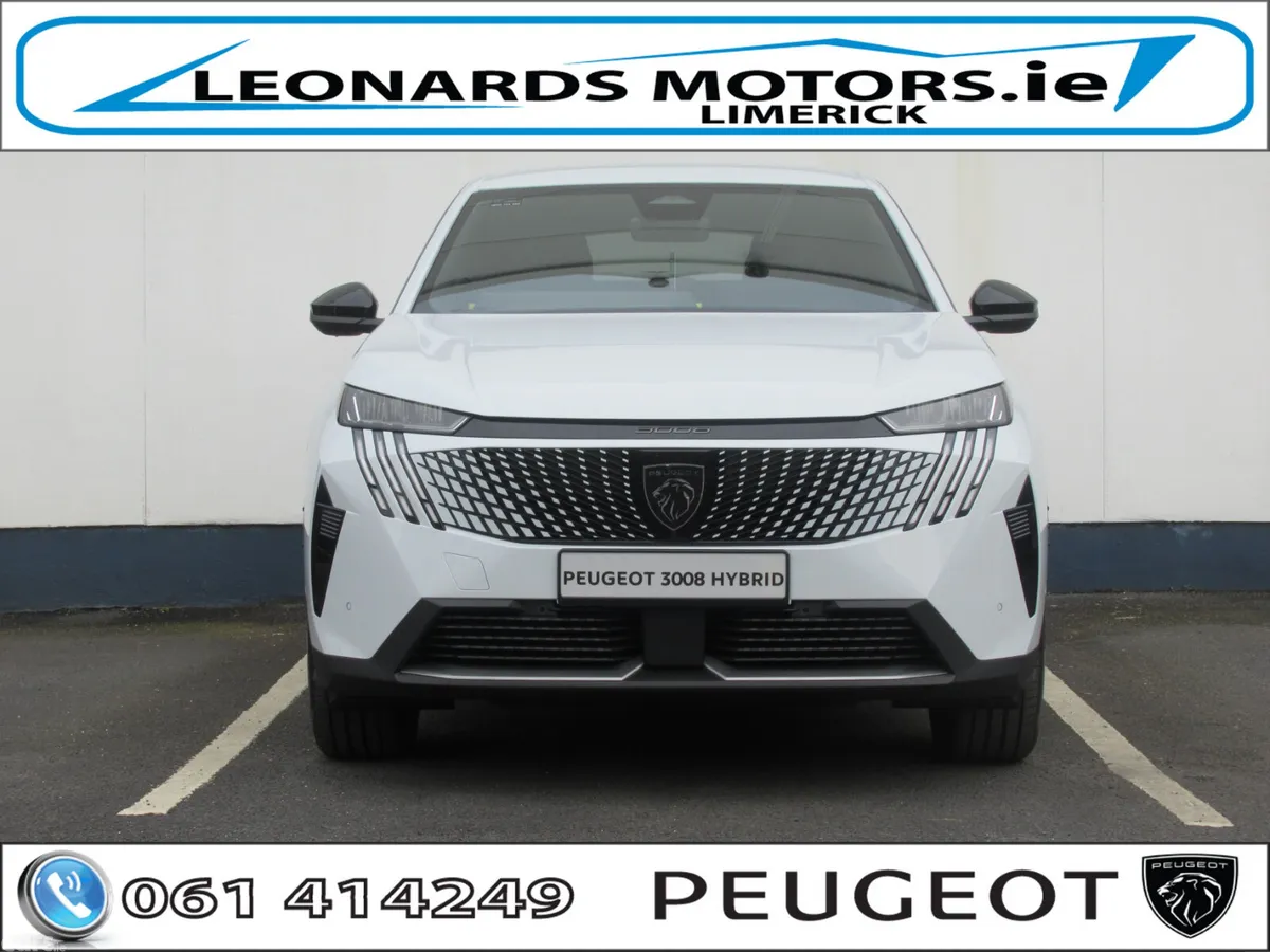 Peugeot 3008 SUV, Petrol Hybrid, 2026, White