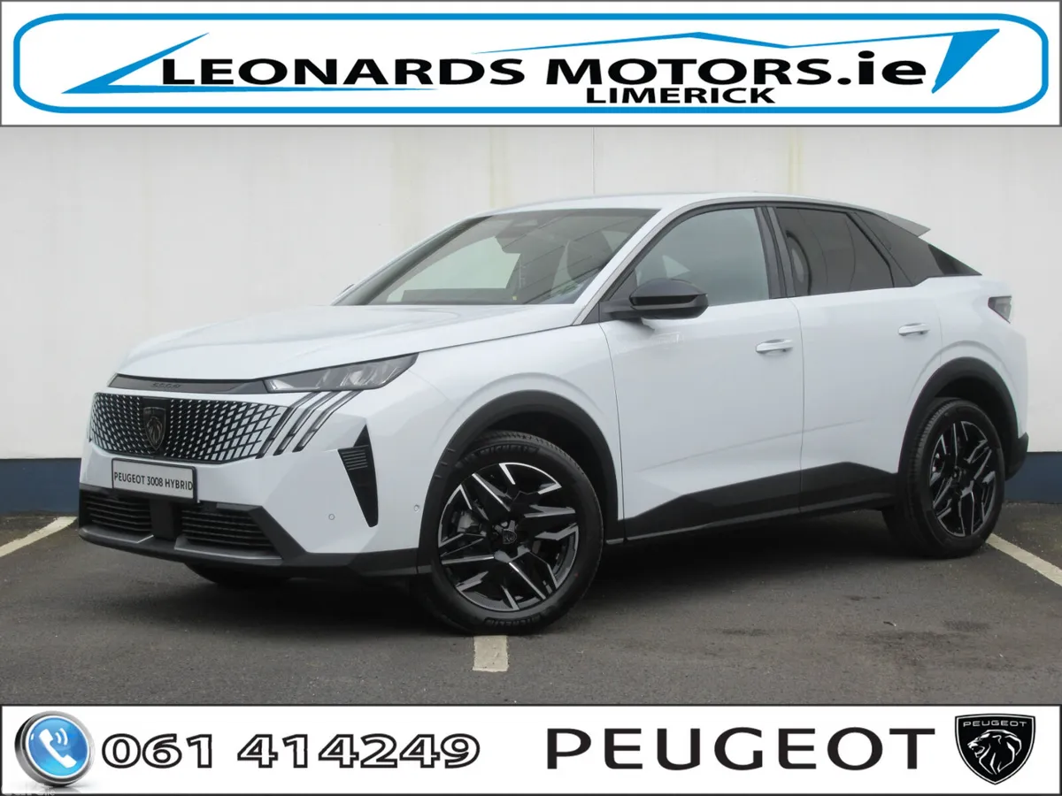 Peugeot 3008 SUV, Petrol Hybrid, 2026, White