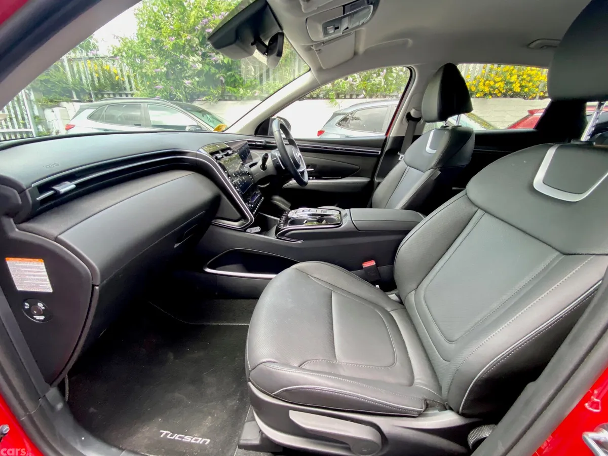 Hyundai Tucson SUV, Petrol Hybrid, 2024, Red