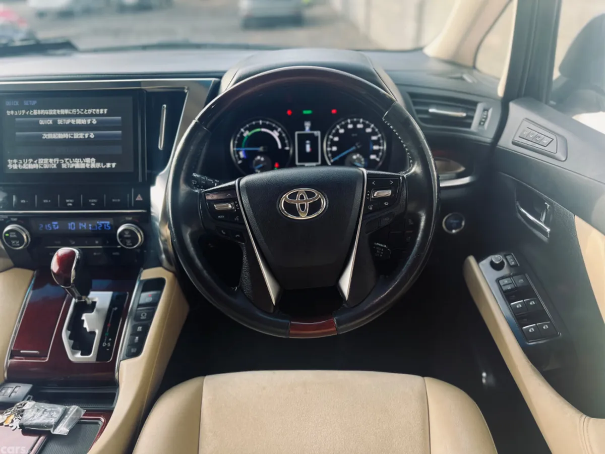 Toyota Alphard MPV, Petrol Hybrid, 2016, White