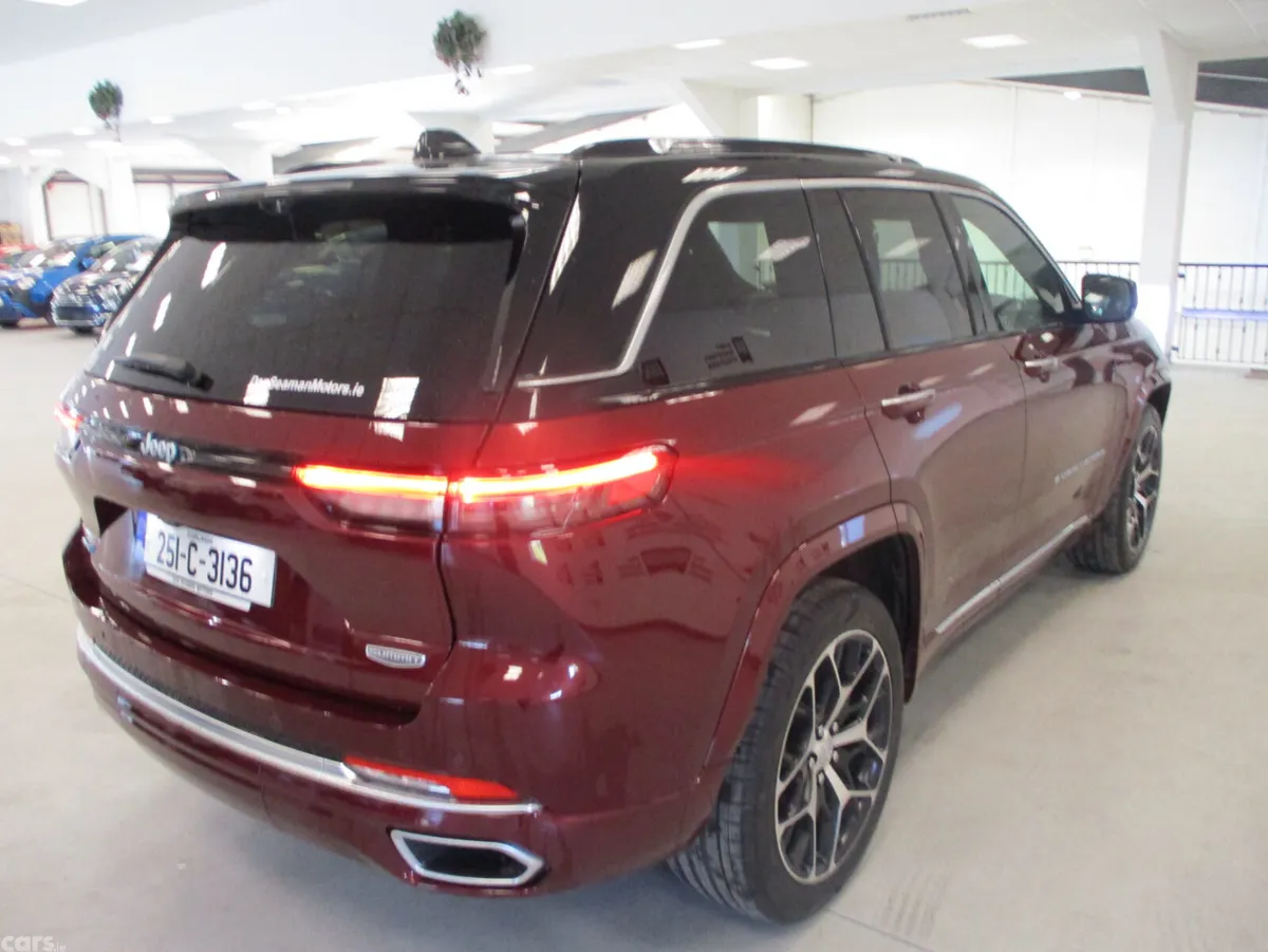 Jeep Grand Cherokee SUV, Petrol Plug-in Hybrid, 2025, Red