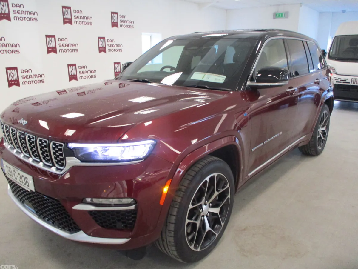 Jeep Grand Cherokee SUV, Petrol Plug-in Hybrid, 2025, Red