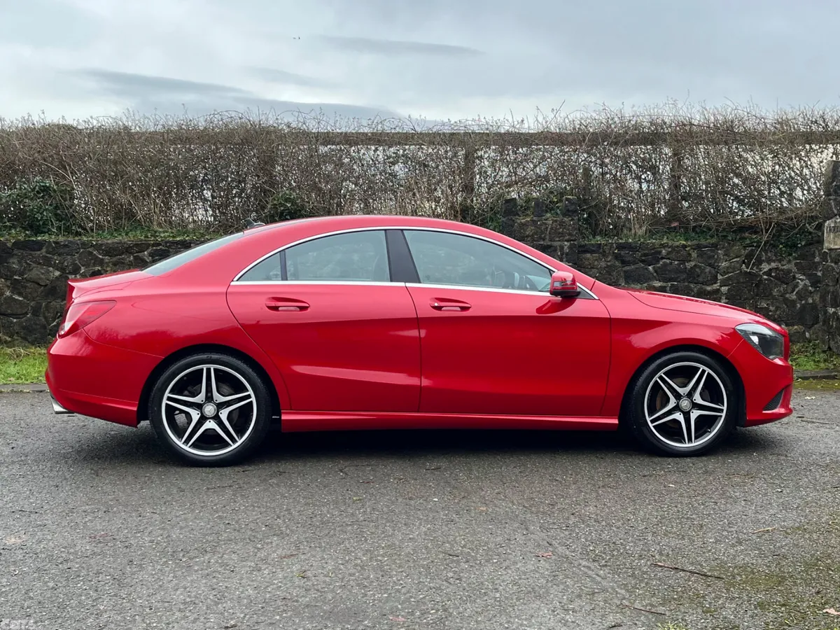 Mercedes-Benz CLA Saloon, Petrol, 2015, Red