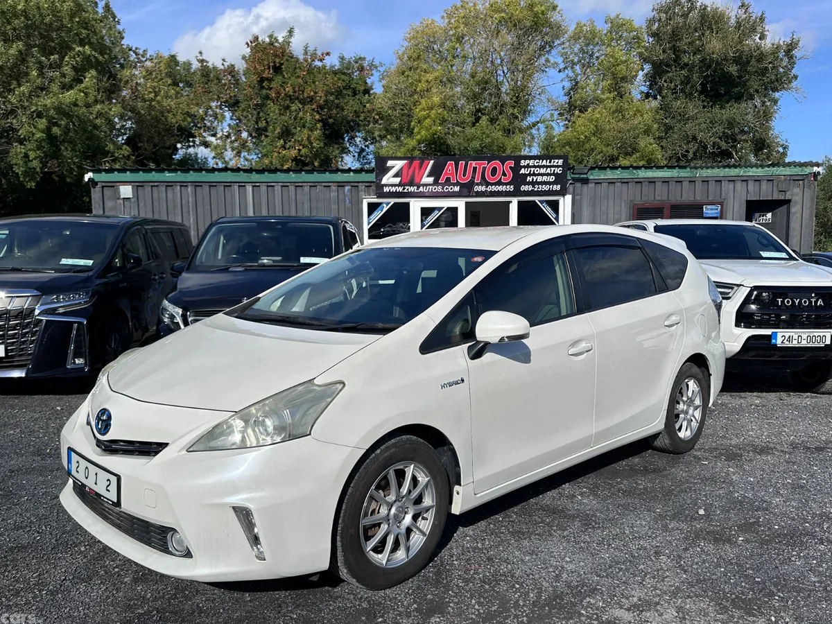 Toyota Prius MPV, Petrol Hybrid, 2012, White