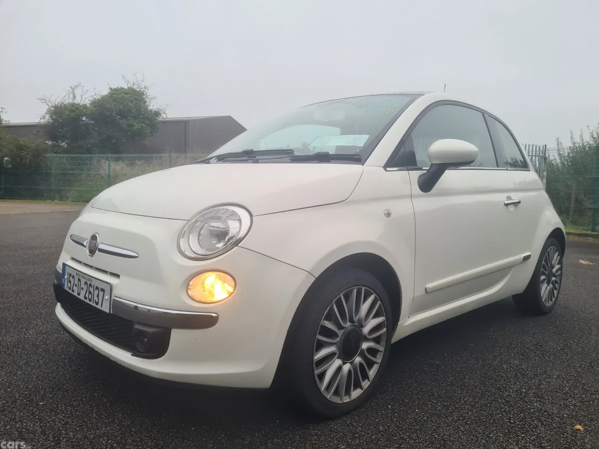 Fiat 500 Hatchback, Petrol, 2015, White
