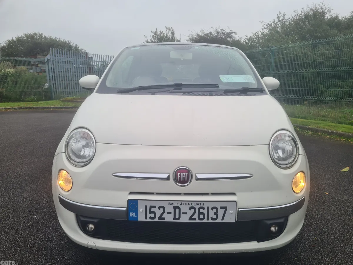Fiat 500 Hatchback, Petrol, 2015, White