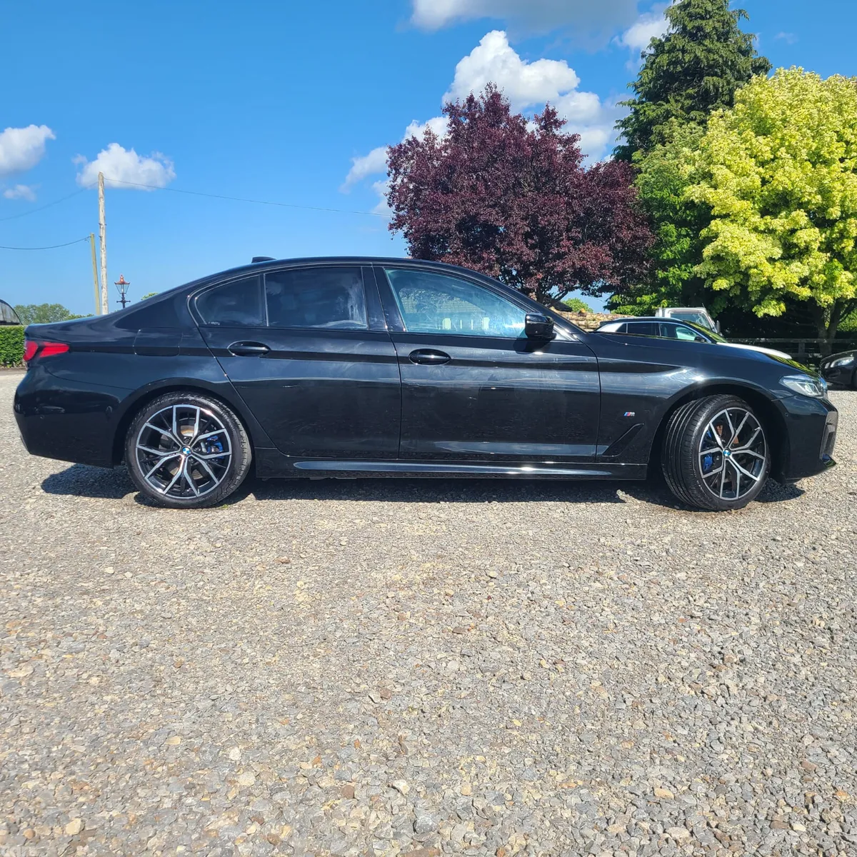 BMW 5-Series Saloon, Petrol Plug-in Hybrid, 2021, Blue